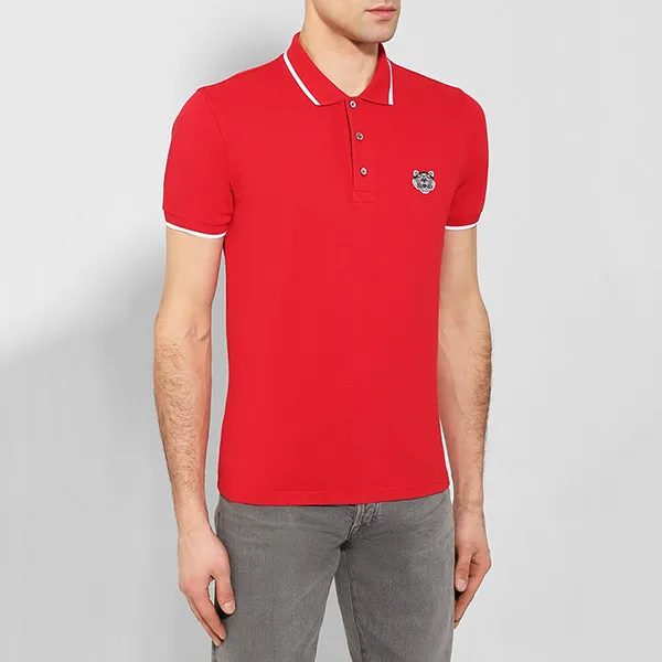 Áo Polo Nam Kenzo Tiger F665P00014BA Màu Đỏ Size S