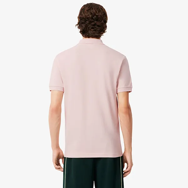 Áo Polo Nam Lacoste Classic Fit Embroidery Detail Piqué PH5465 - ADY Màu Hồng Nhạt Size 3