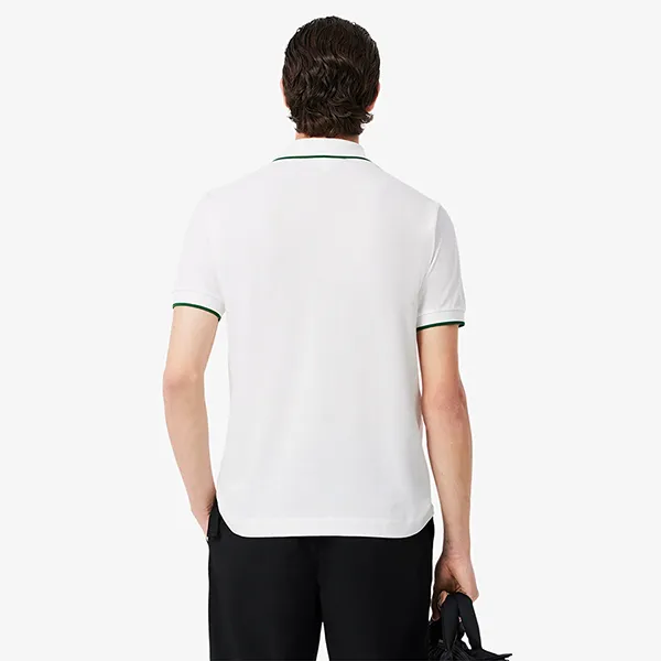 Áo Polo Nam Lacoste Classic Fit Pocket Accent L.12.12 PH9838 - 737 Màu Trắng Size 4