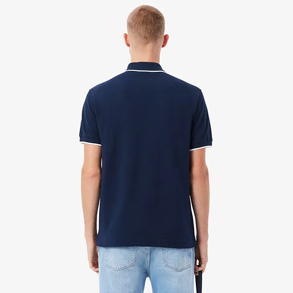 Áo Polo Nam Lacoste Classic Fit Pocket Accent L.12.12 PH9838 - HHW Màu Xanh Navy Size 4