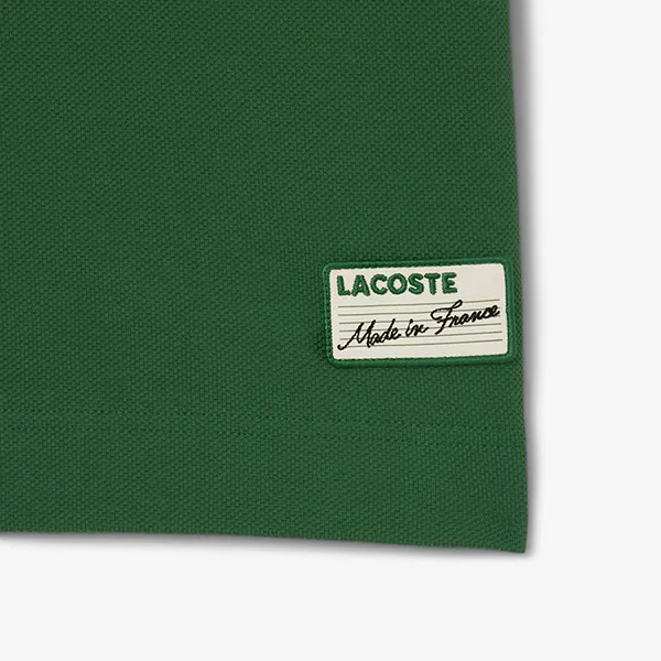 Áo Polo Nam Lacoste Classic Fit With Striped Collar PH5421 - 132 Màu Xanh Lá Size 4