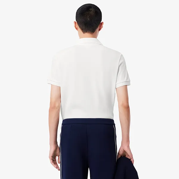 Áo Polo Nam Lacoste Men's Classic Open-Neck Paris PH0084 - 001 Màu Trắng Size 2