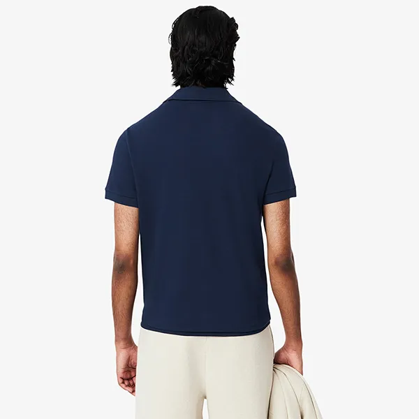 Áo Polo Nam Lacoste Men's Classic Open-Neck Paris PH0084 - 166 Màu Xanh Navy Size 2