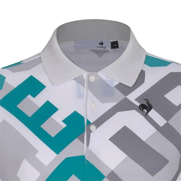 Áo Polo Nam Le Coq Sportif LG6SHST0MV-GR00 Màu Xám - Xanh Size M