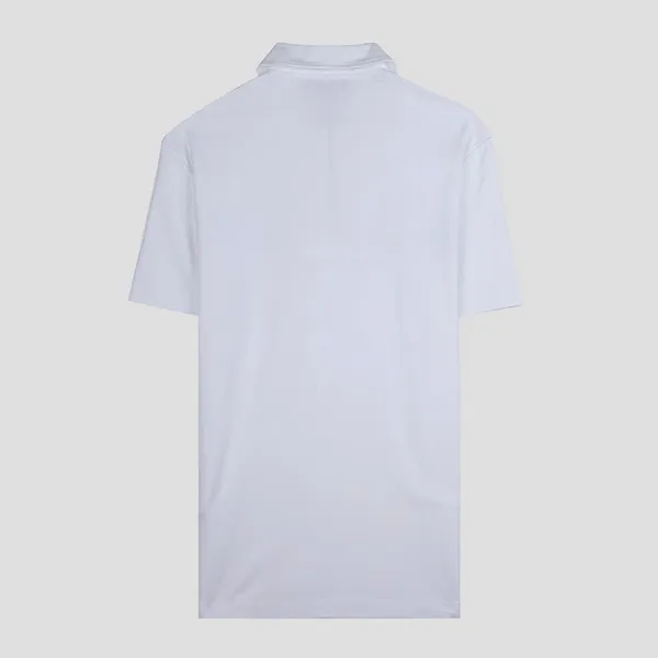 Áo Polo Nam Versace White Logo Medusa Printed With Half-zip 1024043 1A17513 2W4F0 Màu Trắng Size XS