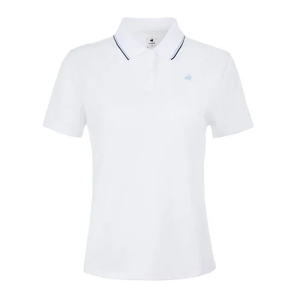 Áo Polo Nữ Le Coq Sportif QR122ETS33-OWT0 Màu Trắng Size 85