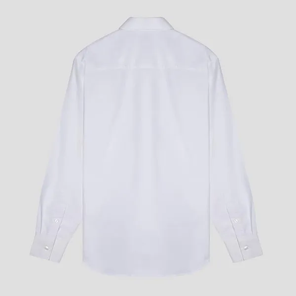 Áo Sơ Mi Dài Tay Nam Burberry Cotton In White 8111765 Màu Trắng Size XS