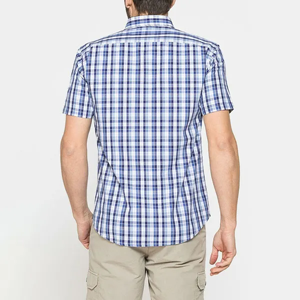 Áo Sơ Mi Nam Carrera Jeans 213C1230A_G057 Màu Kẻ Xanh Caro Size M