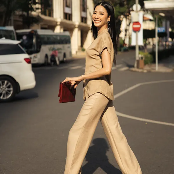 Áo Sơ Mi Nữ F2 Fashion & Freedom Linen Contemporary Dance SMW445-B-S-1220 Màu Be Size S