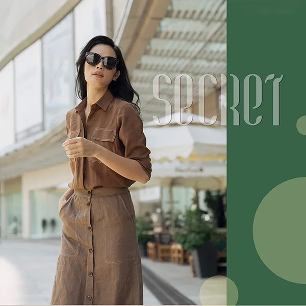 Áo Sơ Mi Nữ F2 Fashion & Freedom Linen Secrect SMW396-NCN-S-1020 Màu Nâu Size S