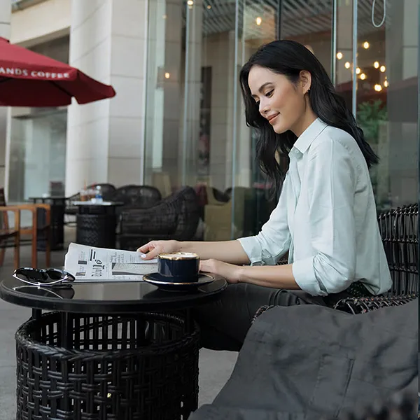 Áo Sơ Mi Nữ F2 Fashion & Freedom Linen SMW360-XBH-S Màu Xanh Bạc Hà Size S