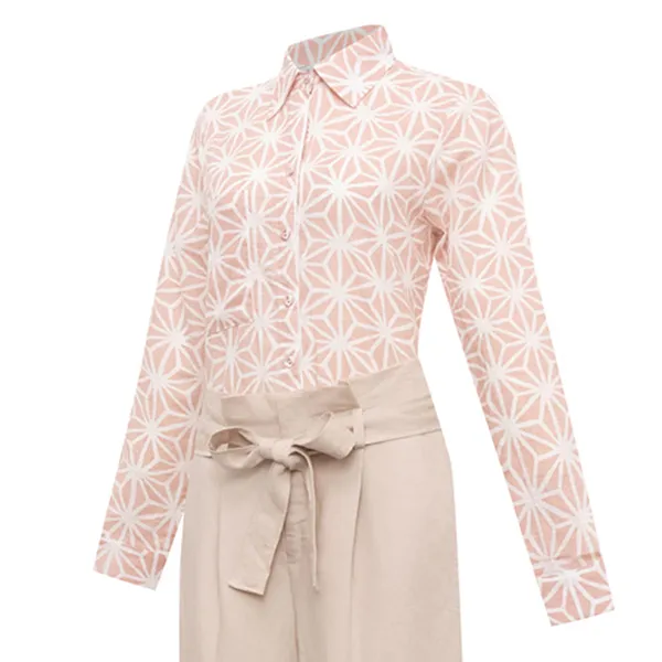 Áo Sơ Mi Nữ F2 Fashion & Freedom Linen SMW616-HH-XL-0324 Màu Hồng Size XL