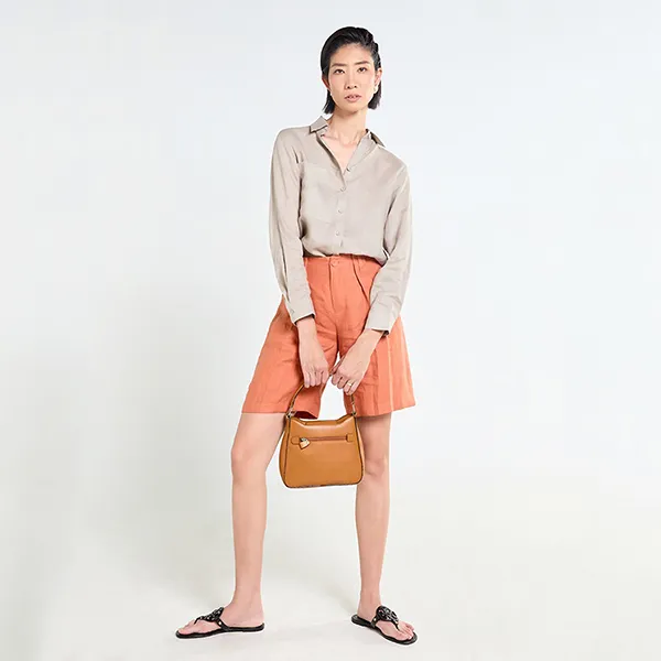 Áo Sơ Mi Nữ F2 Fashion & Freedom Linen SMW616-XAM NHAT-S-0324 Màu Xám Nhạt Size S