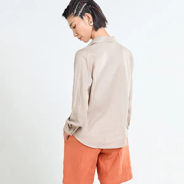 Áo Sơ Mi Nữ F2 Fashion & Freedom Linen SMW616-XAM NHAT-S-0324 Màu Xám Nhạt Size S