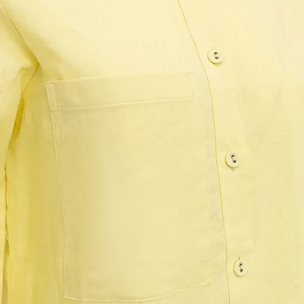 Áo Sơ Mi Nữ F2 Fashion & Freedom Linen SMW617-V-S Màu Vàng Size S