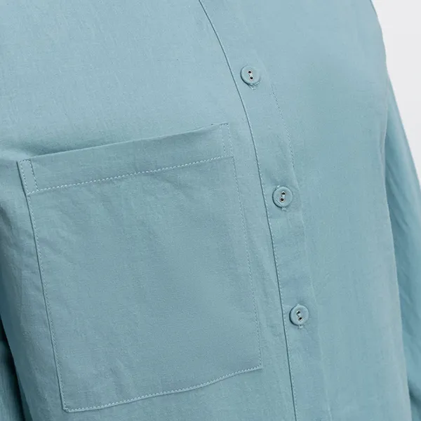 Áo Sơ Mi Nữ F2 Fashion & Freedom Linen SMW617-XN-S Màu Xanh Nhạt Size S