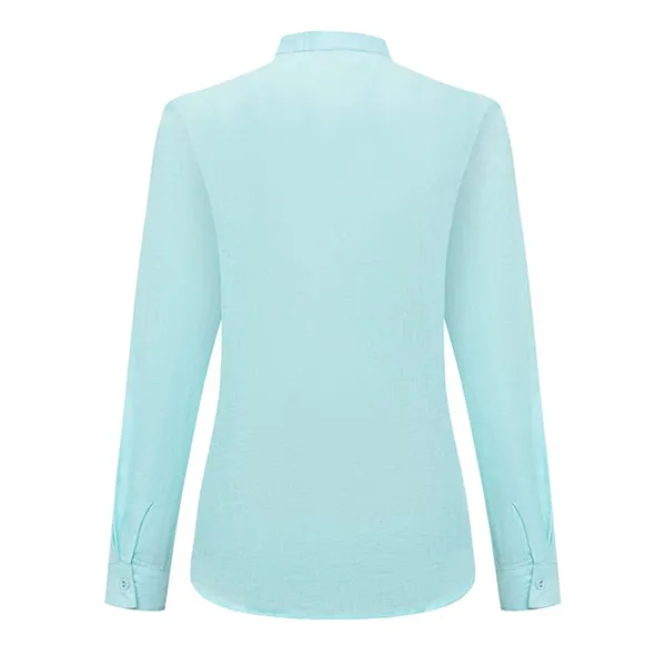 Áo Sơ Mi Nữ F2 Fashion & Freedom Linen SMW617-XTT-S Màu Xanh Ngọc Size S