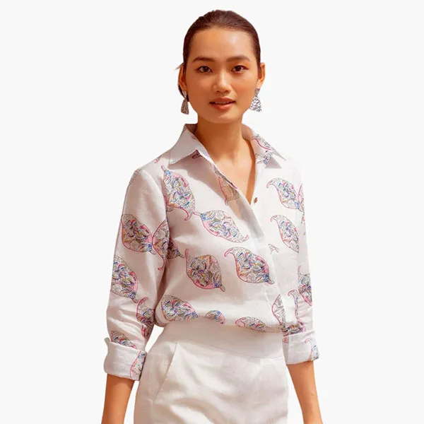 Áo Sơ Mi Nữ F2 Fashion & Freedom SMW357-THT-S-0722 Màu Trắng Size S