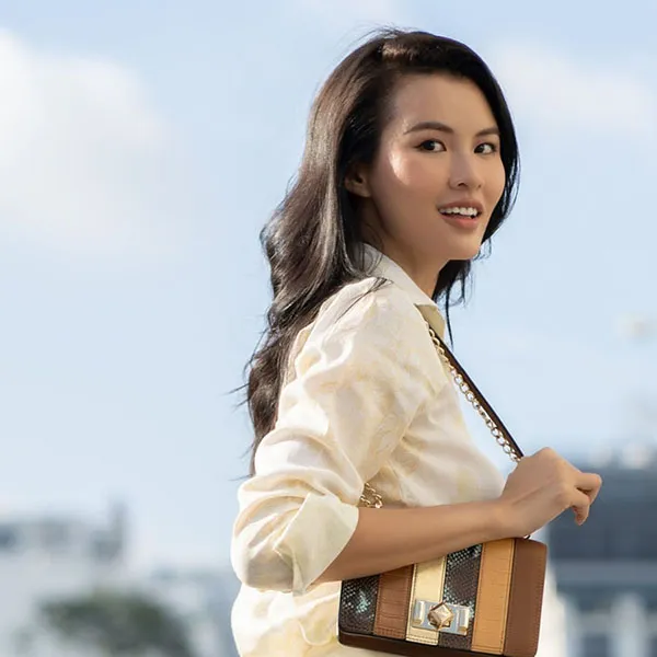 Áo Sơ Mi Nữ F2 Fashion & Freedom SMW357-KHT-S-0722 Màu Kem Size S