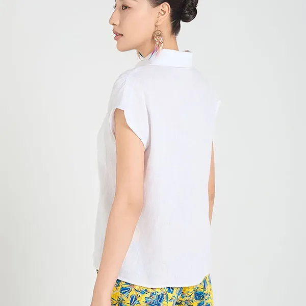 Áo Sơ Mi Nữ F2 Fashion & Freedom SMW643-TRANG-S-1024 Màu Trắng Size S