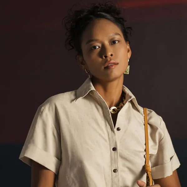 Áo Sơ Mi Nữ F2 Fashion & Freedom Summer Get Away SMW429-K-S-0722 Màu Kem Size S