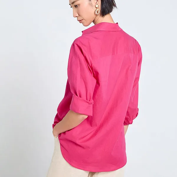 Áo Sơ Mi Nữ F2 Fashion & Freedom Tender Drit SMW656-HS-S-0525 Màu Hồng Cánh Sen Size S