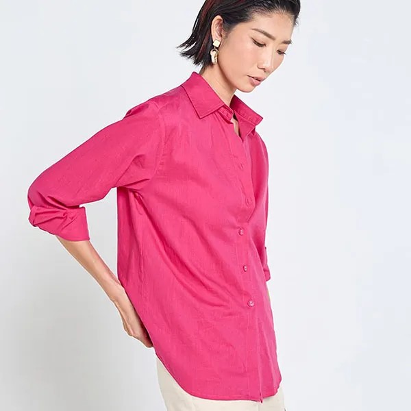 Áo Sơ Mi Nữ F2 Fashion & Freedom Tender Drit SMW656-HS-S-0525 Màu Hồng Cánh Sen Size S