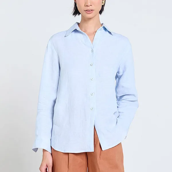 Áo Sơ Mi Nữ F2 Fashion & Freedom Tender Drit SMW656-XBN-S-0525 Màu Xanh Nhạt Size S