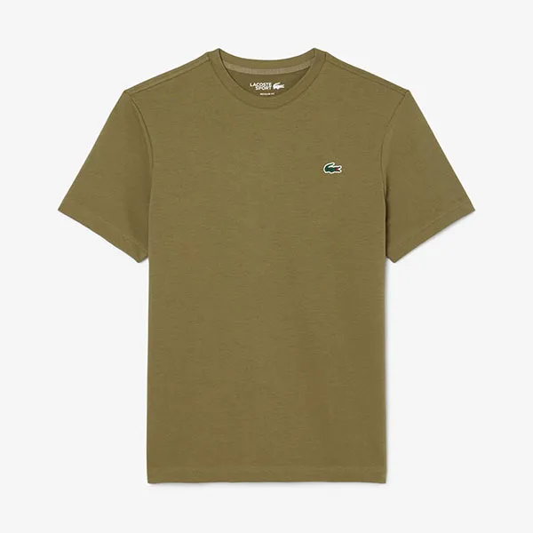 Áo Thun Nam Lacoste Men's Sport TShirt Loose Fit TH4780 - E9F Màu Xanh Olive Size 3