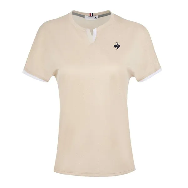 Áo Thun Nữ Le Coq Sportif T-Shirt LN6SHT10LV-BG00 Màu Be Size S