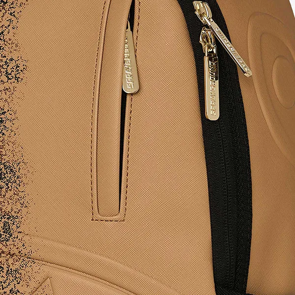 Balo Sprayground Midnight Osaka Payload 910B8550NSZ Gold PVC Backpack Màu Nâu Đen