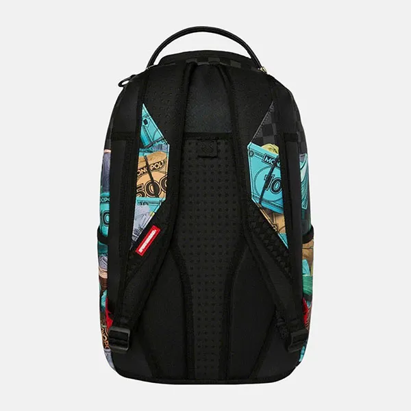 Balo Sprayground Monopoly Money Stacks Backpack Black 910B8782NSZ Màu Đen Họa Tiết