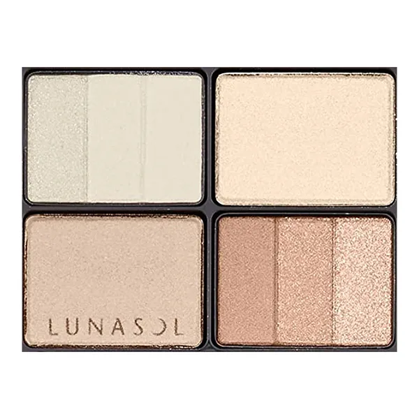 Bảng Phấn Mắt Kanebo Lunasol Three Dimensional Eye Shadow 01 Neutral Beige 4.8g