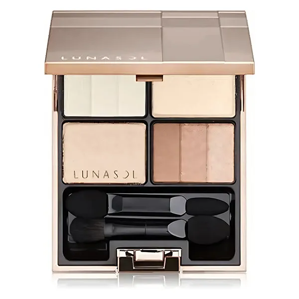 Bảng Phấn Mắt Kanebo Lunasol Three Dimensional Eye Shadow 01 Neutral Beige 4.8g