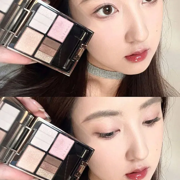 Bảng Phấn Mắt Lunasol Three Dimensional Eyes Tone 02 Soft Beige