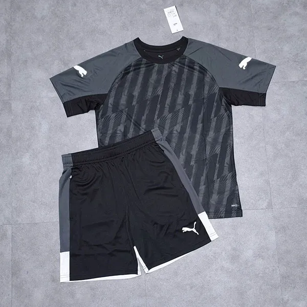 Bộ Quần Áo Cộc Tay Nam Puma individualLIGA Graphic Football Jersey Youth Màu Đen Xám Size S (Form Á)