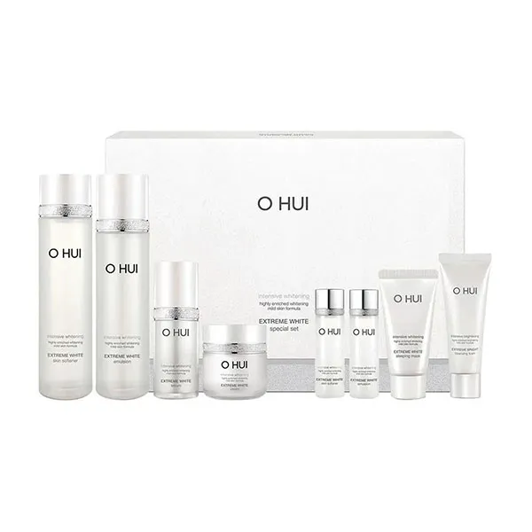 Bộ Sản Phẩm Hỗ Trợ Dưỡng Sáng Ohui Extreme White Set 8 Món