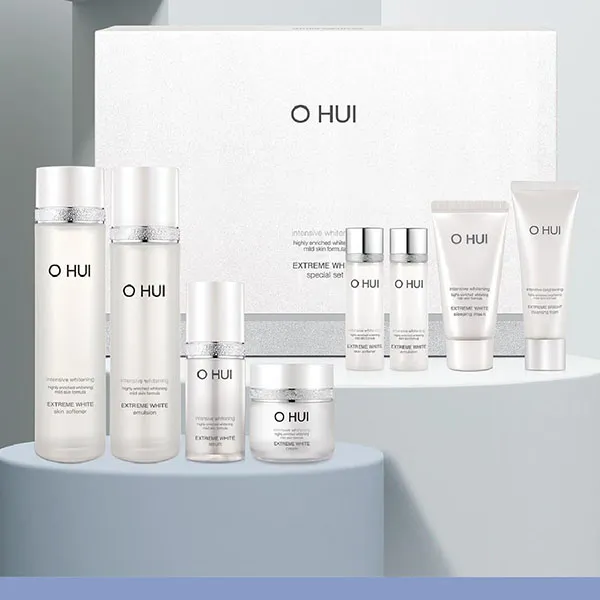 Bộ Sản Phẩm Hỗ Trợ Dưỡng Sáng Ohui Extreme White Set 8 Món