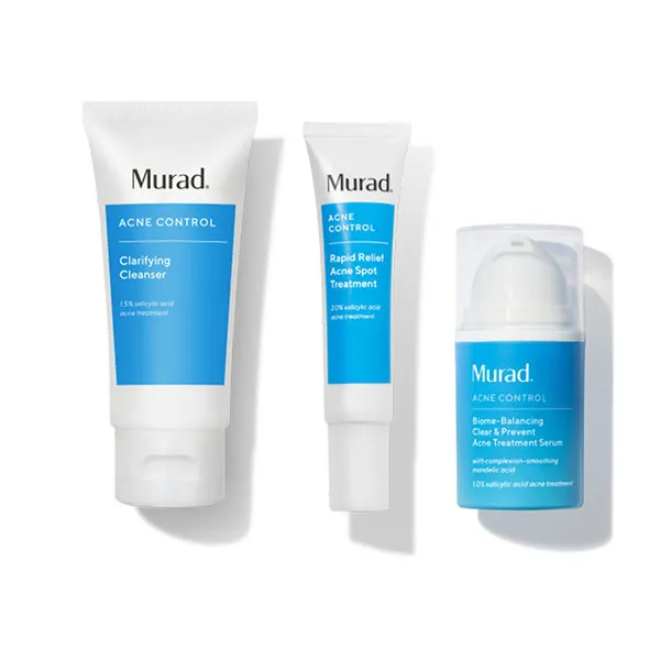 Bộ Sản Phẩm Hỗ Trợ Giảm Mụn Murad Clear Skin Acne Discovery Kit 3 Món