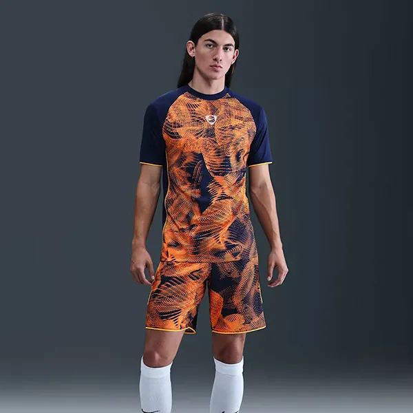 Bộ Thể Thao Nam Nike Academy+ Men's Dri-FIT Màu Xanh/Cam Size S