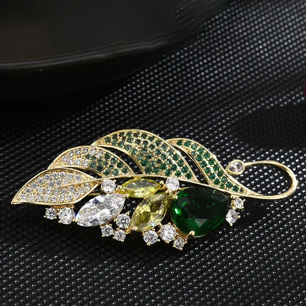 Cài Áo Nữ Meri Tender Leaf BR987 Màu Xanh