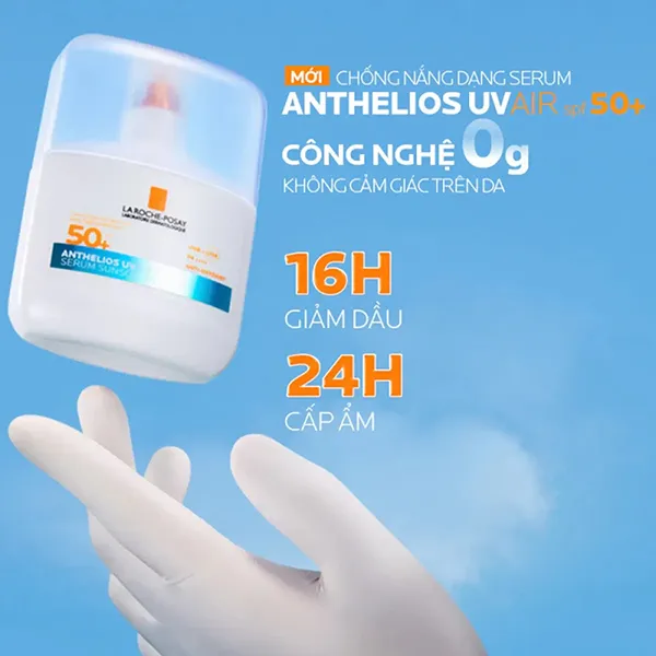 Chống Nắng Dạng Serum La Roche-Posay Anthelios Uvair Serum Sunscreen SPF 50+ PA++++ 50ml
