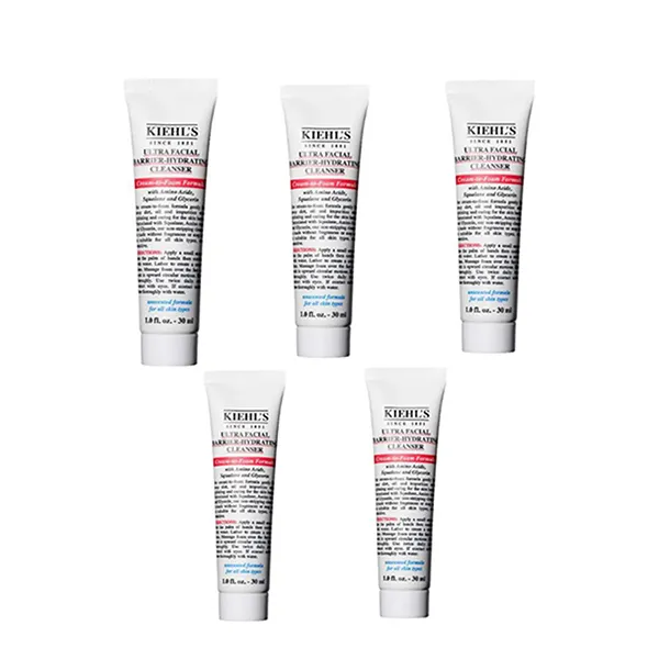 Combo 5 Tuýp Sữa Rửa Mặt Dịu Nhẹ Kiehl’s Ultra Facial Cleanser (30ml x 5)