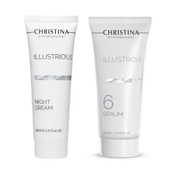 Combo Dưỡng Da Christina Illustrious 6 + Night Cream) 2 Món