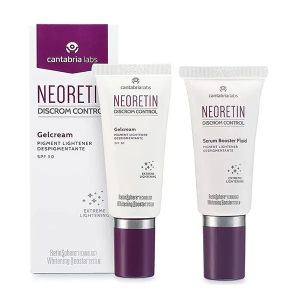Combo Serum + Kem Chống Nắng Neoretin Discrom Control (30ml + 40ml)