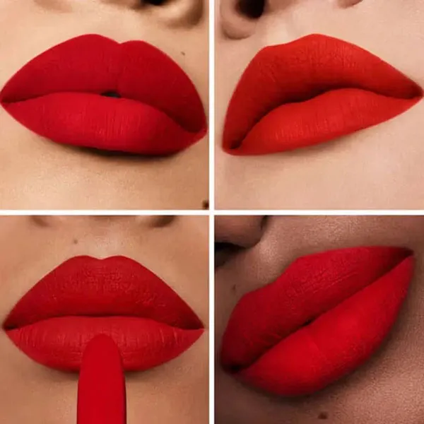 Combo Vỏ Son Le Croco + Son Guerlain Rouge G Velvet 510 Le Rouge Vibrant Màu Đỏ Tươi + Túi Giấy