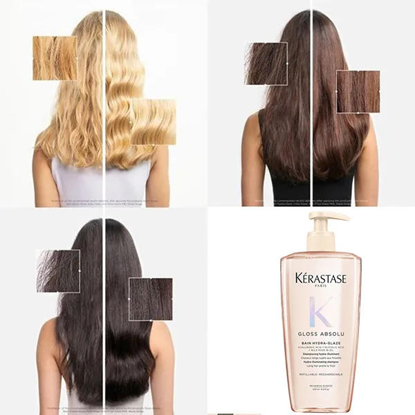 Dầu Gội Dưỡng Bóng Mượt Kérastase Gloss Absolu Bain Hydra-Glaze Shampoo 500ml