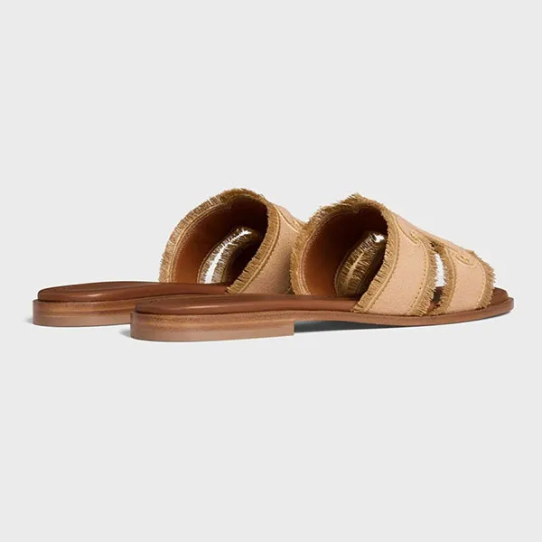 Dép Nữ Celine Marina 362675018C Màu Caramel Size 37
