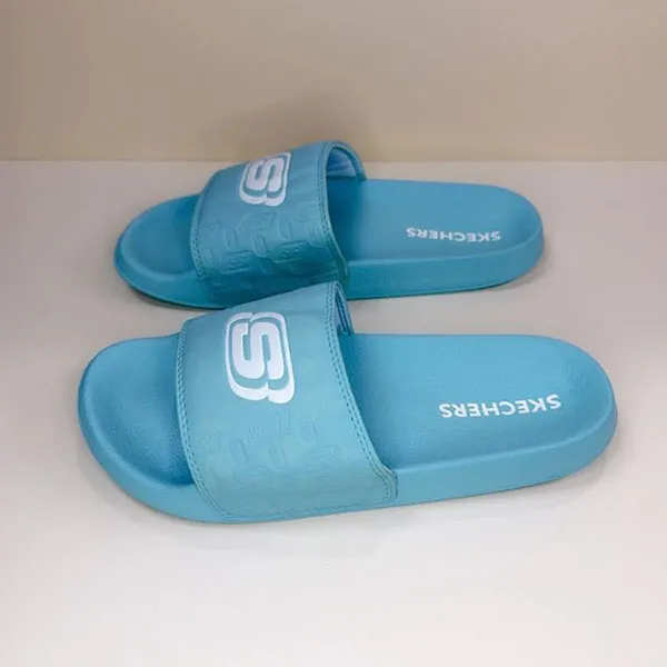 Dép Nữ Skechers Side Lines 2 Ombre Joy Turquoise Màu Xanh Ngọc Size 36