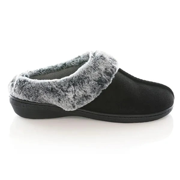 Dép Sục Nữ Powerstep Black Clog Slippers Màu Đen Size 38